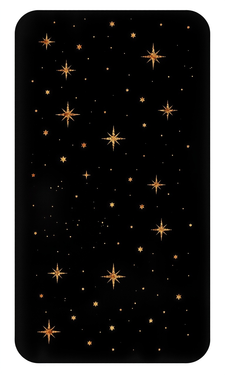 Gatsby Stars · Emboss — After Dark Deco tough phone case