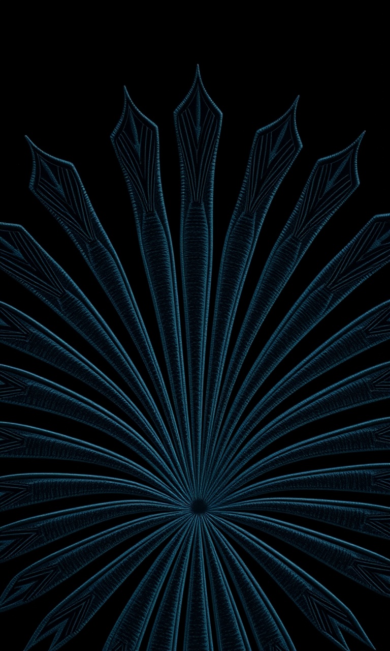 Deco Sunburst · Emboss — After Dark Deco tough phone case
