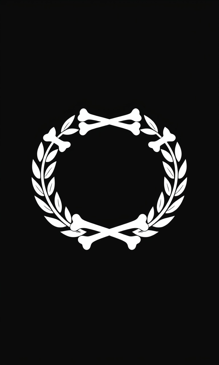 Femur Wreath · Minimal — Bone Orchard tough phone case