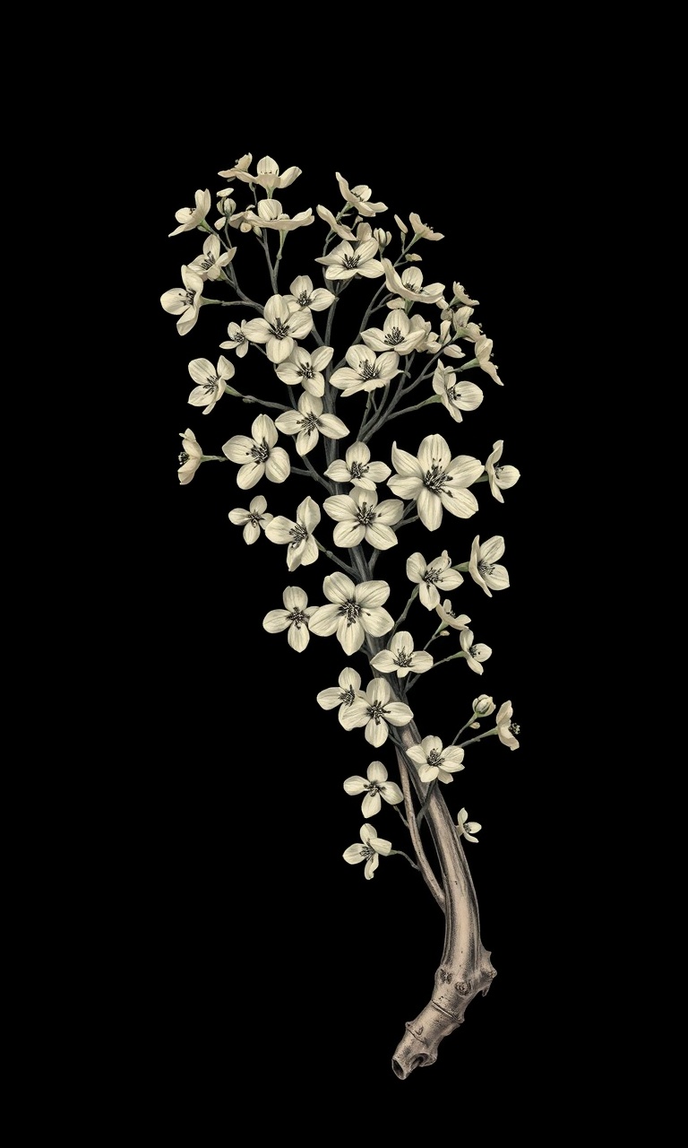 Vertebrae Vine · Scrimshaw — Bone Orchard tough phone case