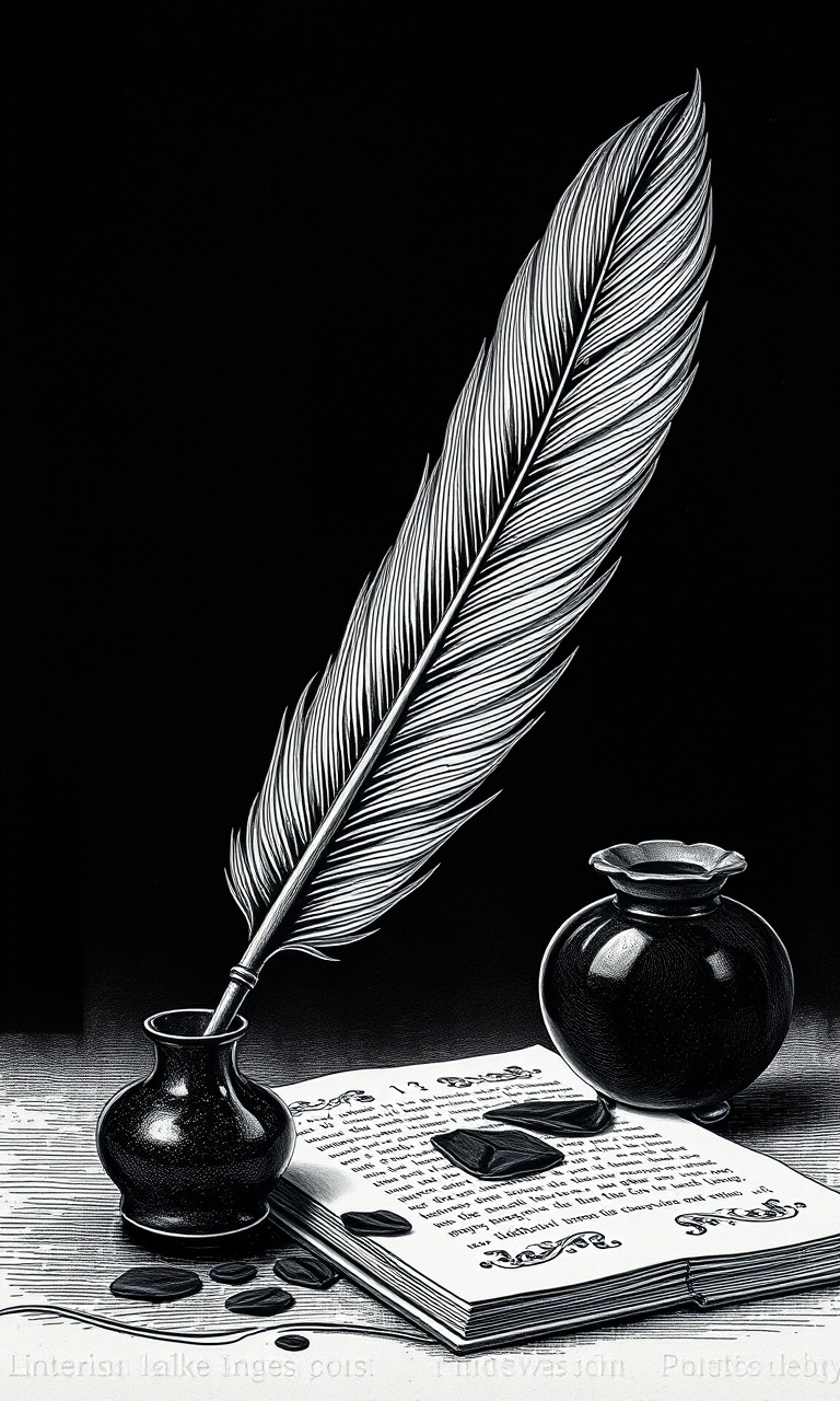 Quill & Ink · Frontispiece — Dark Academia tough phone case