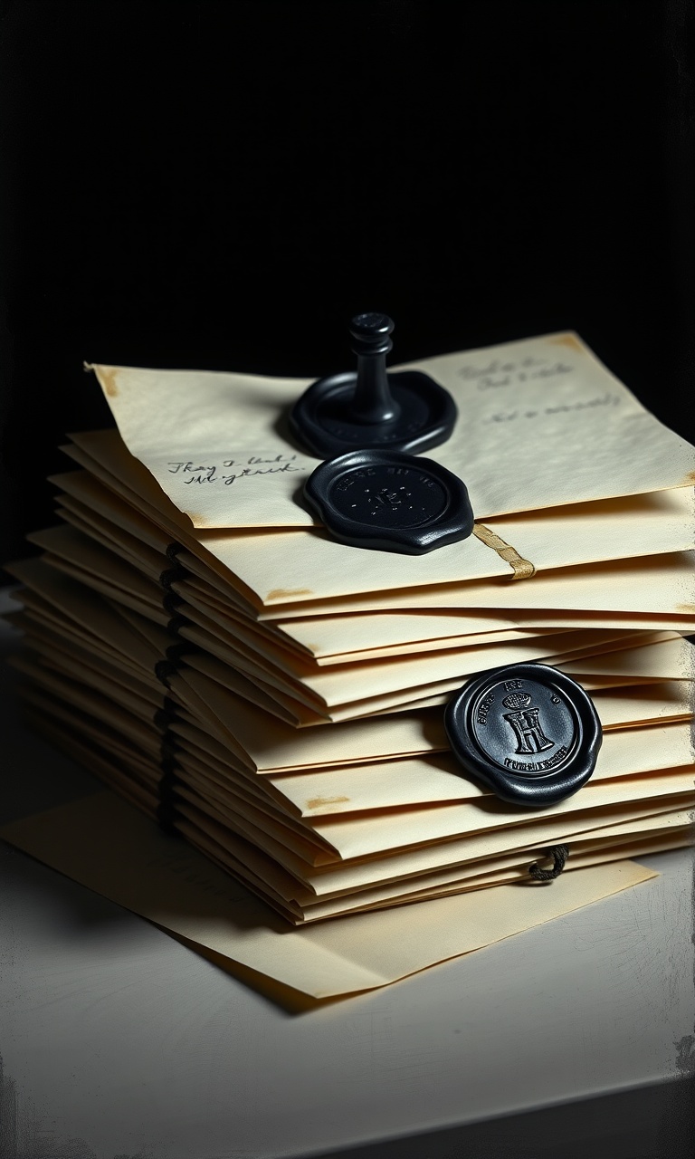 Sealed Letters · Oil Study — Dark Academia tough phone case