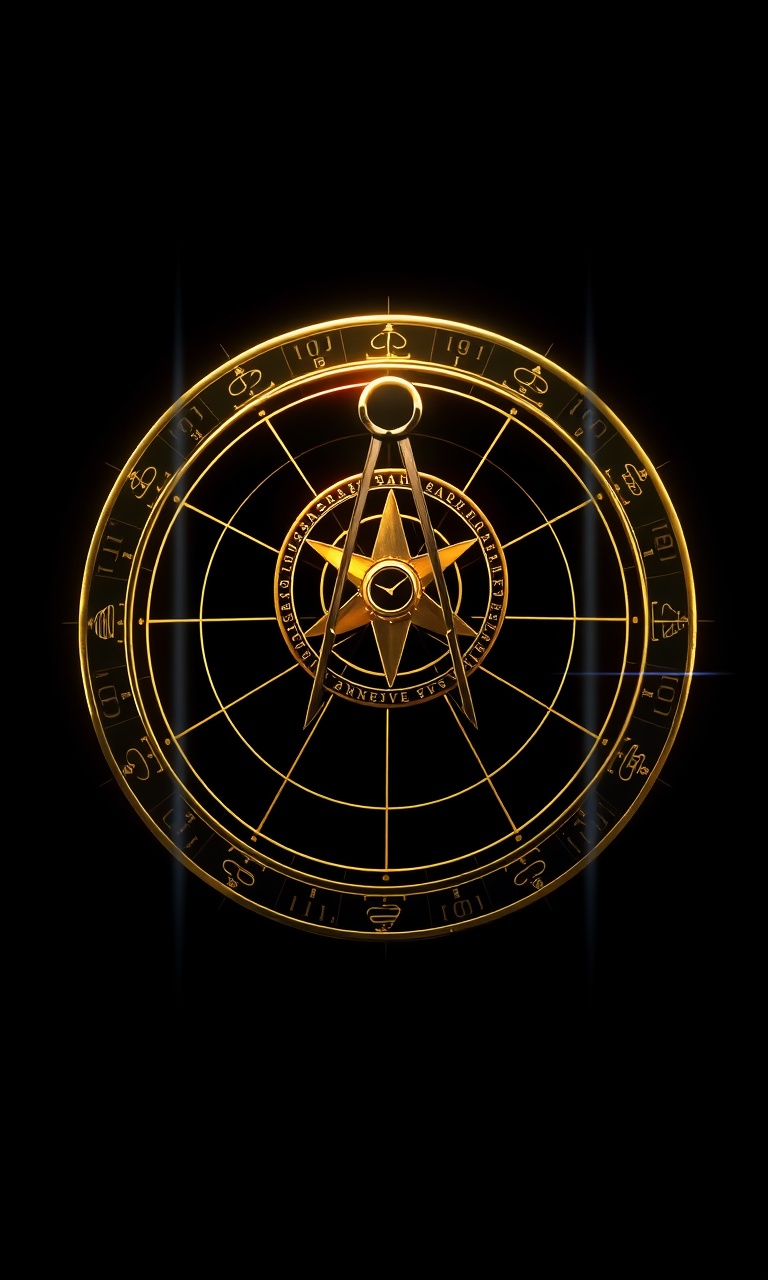 Night Astrolabe · Thin Neon — Gilded Occult tough phone case