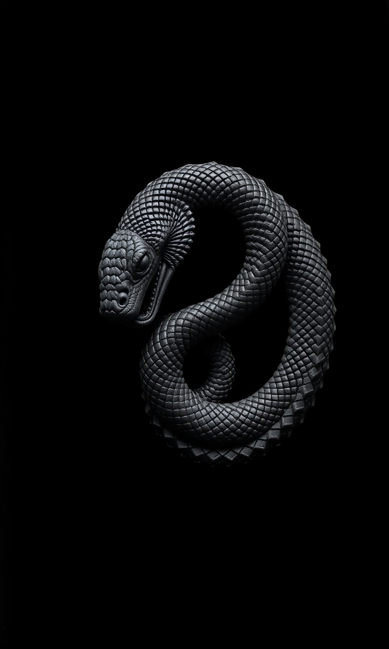 Ouroboros · Emboss — Gilded Occult tough phone case