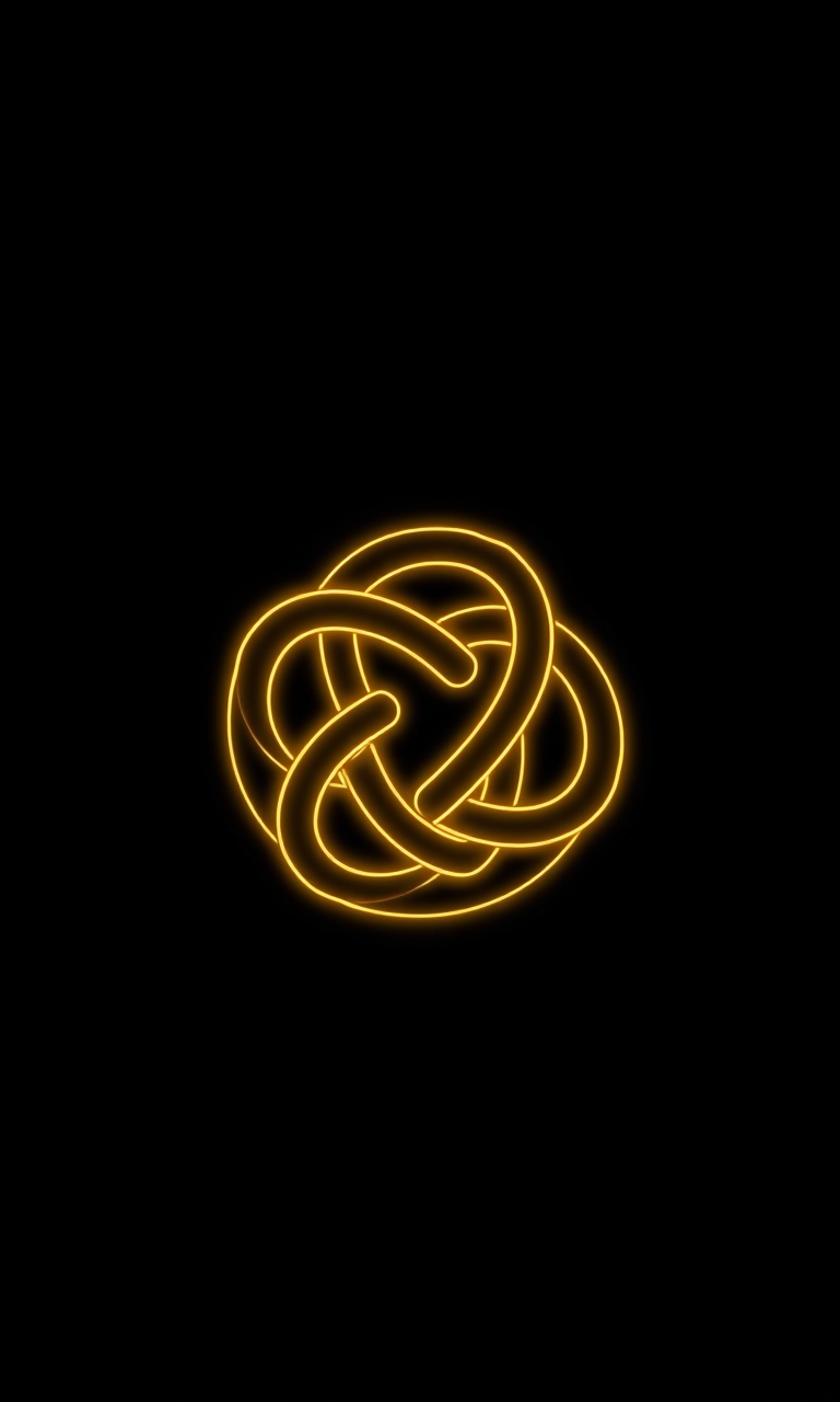 Binding Knot · Thin Neon — Gilded Occult tough phone case
