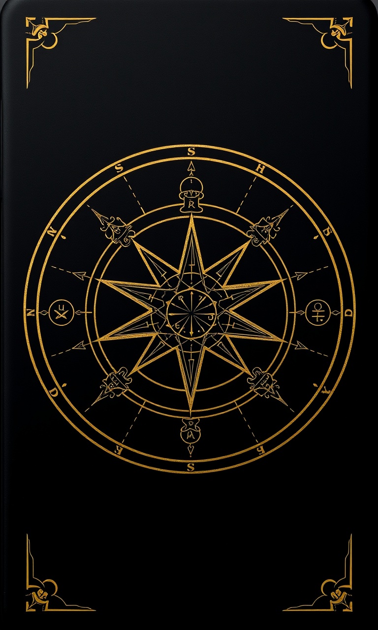 Night Atlas · Gold Foil — Gilded Occult tough phone case
