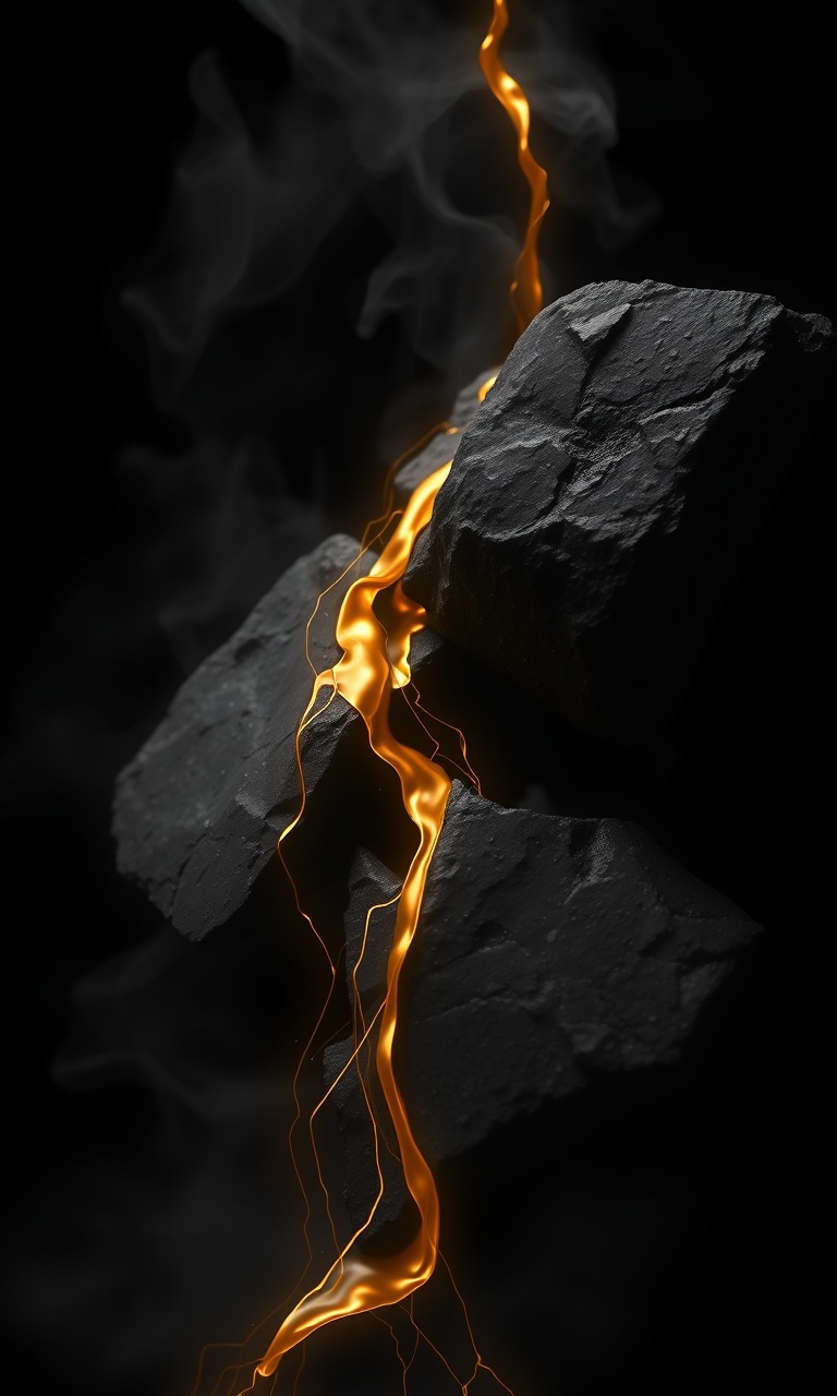 Gold Rivulets · Vapor — Liquid Metal tough phone case