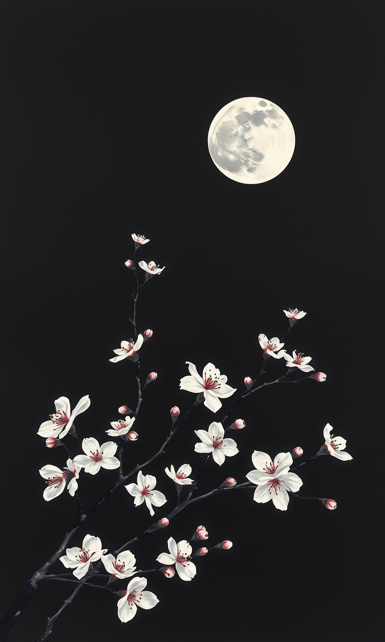 Night Plum · Ink Wash — Midnight Chinoiserie tough phone case