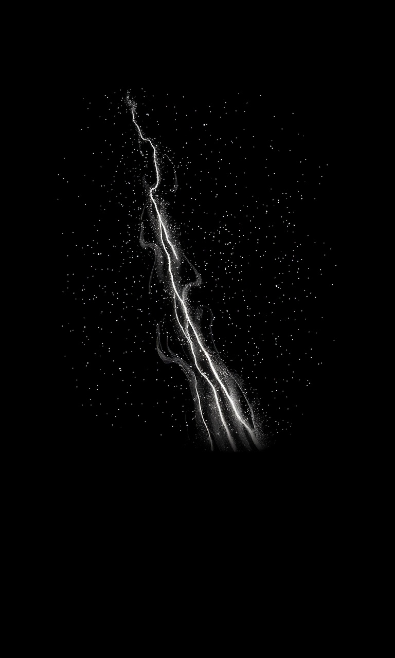 Meteor Veil · Silkscreen — Nebula Onyx tough phone case