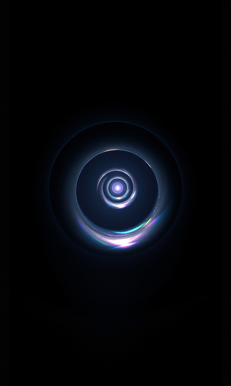 Singularity · Iridescent — Nebula Onyx tough phone case