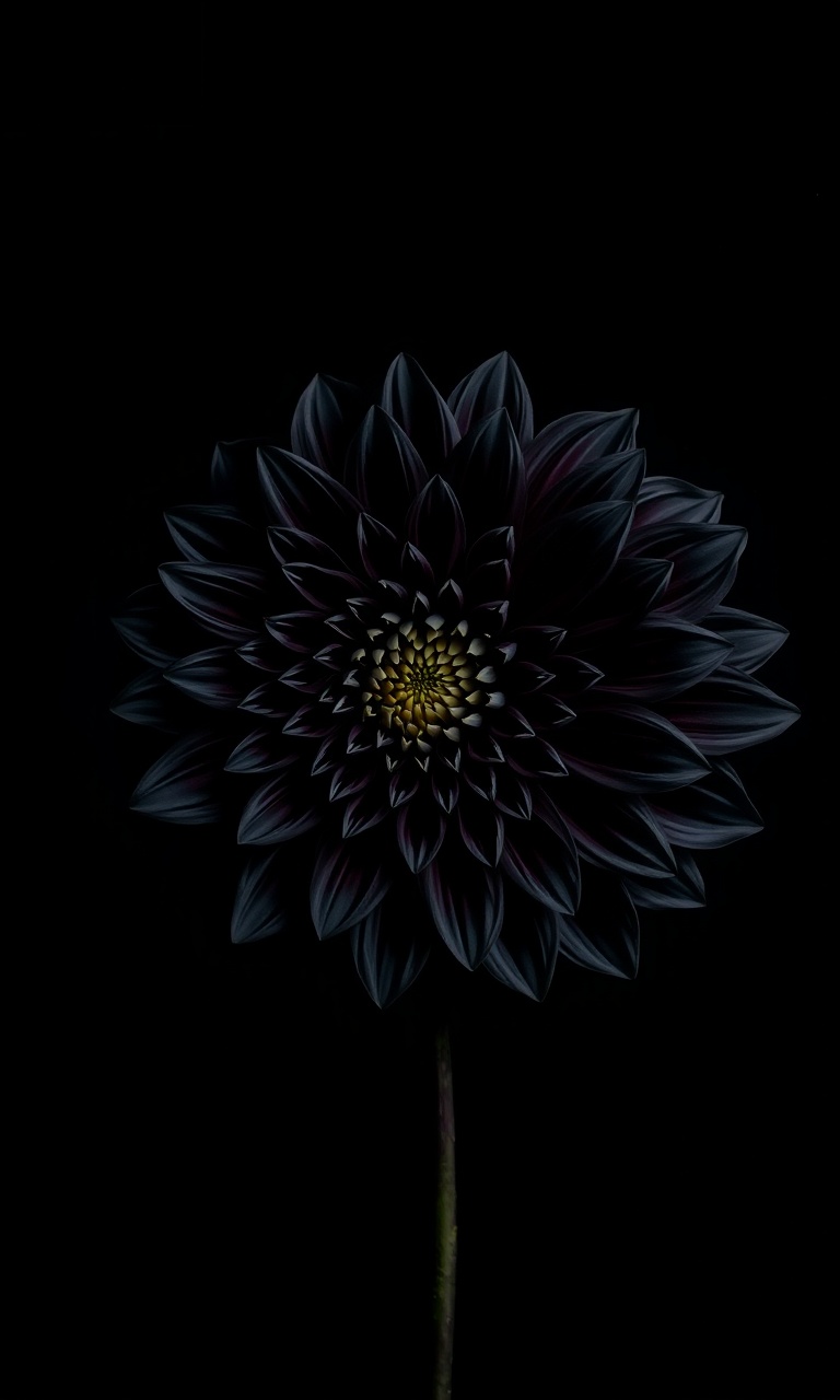 Black Dahlia · Baroque — Noir Botanica tough phone case