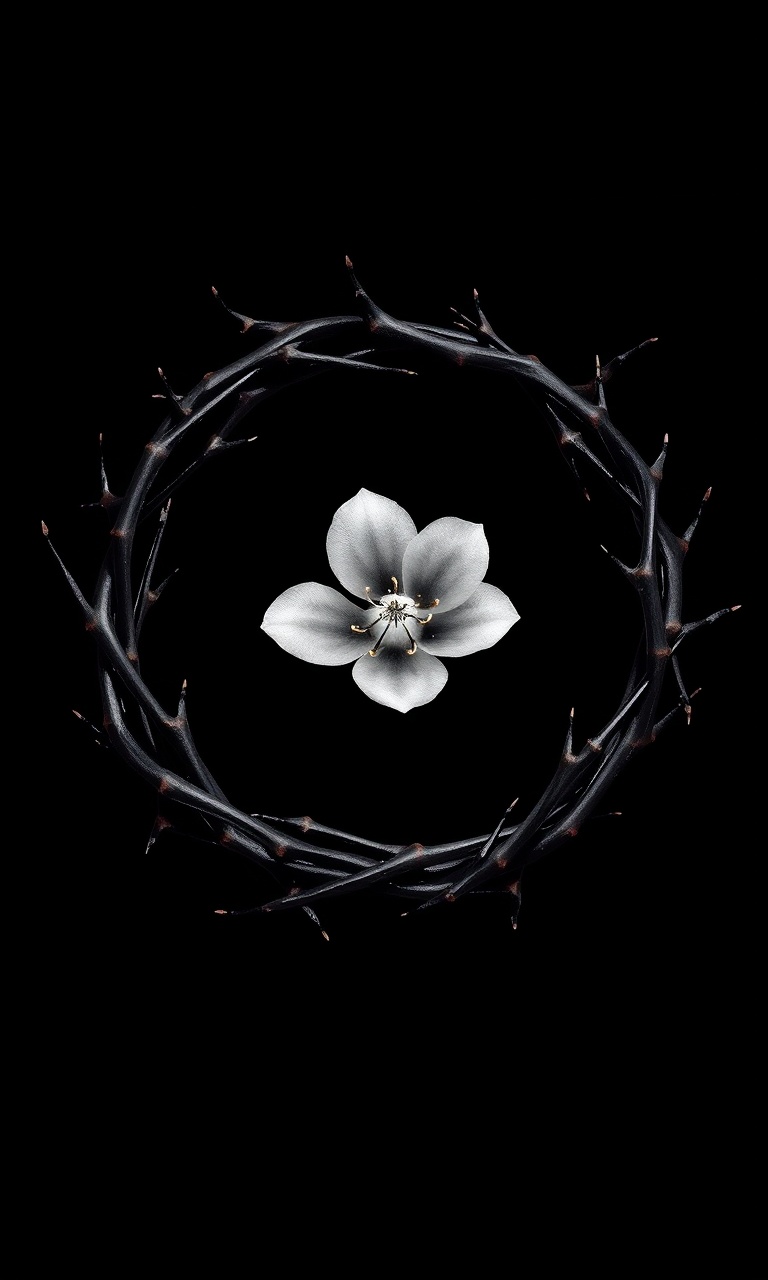 Thorn Crown · Velvet — Noir Botanica tough phone case