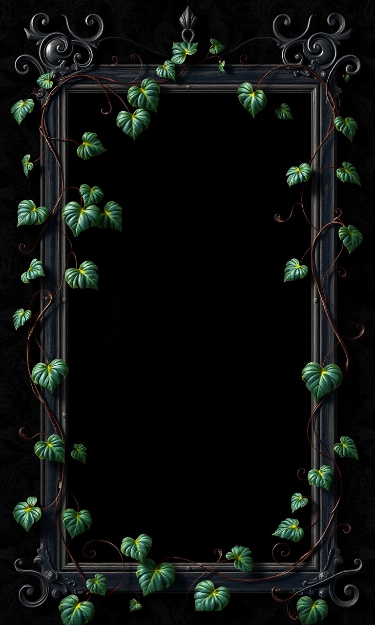 Widow's Ivy · Baroque — Noir Botanica tough phone case