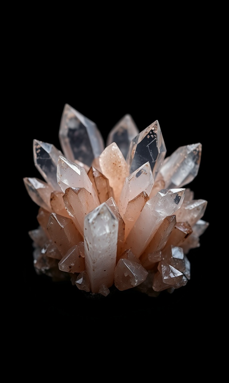 Onyx Cluster · Macro — Obsidian Geometry tough phone case