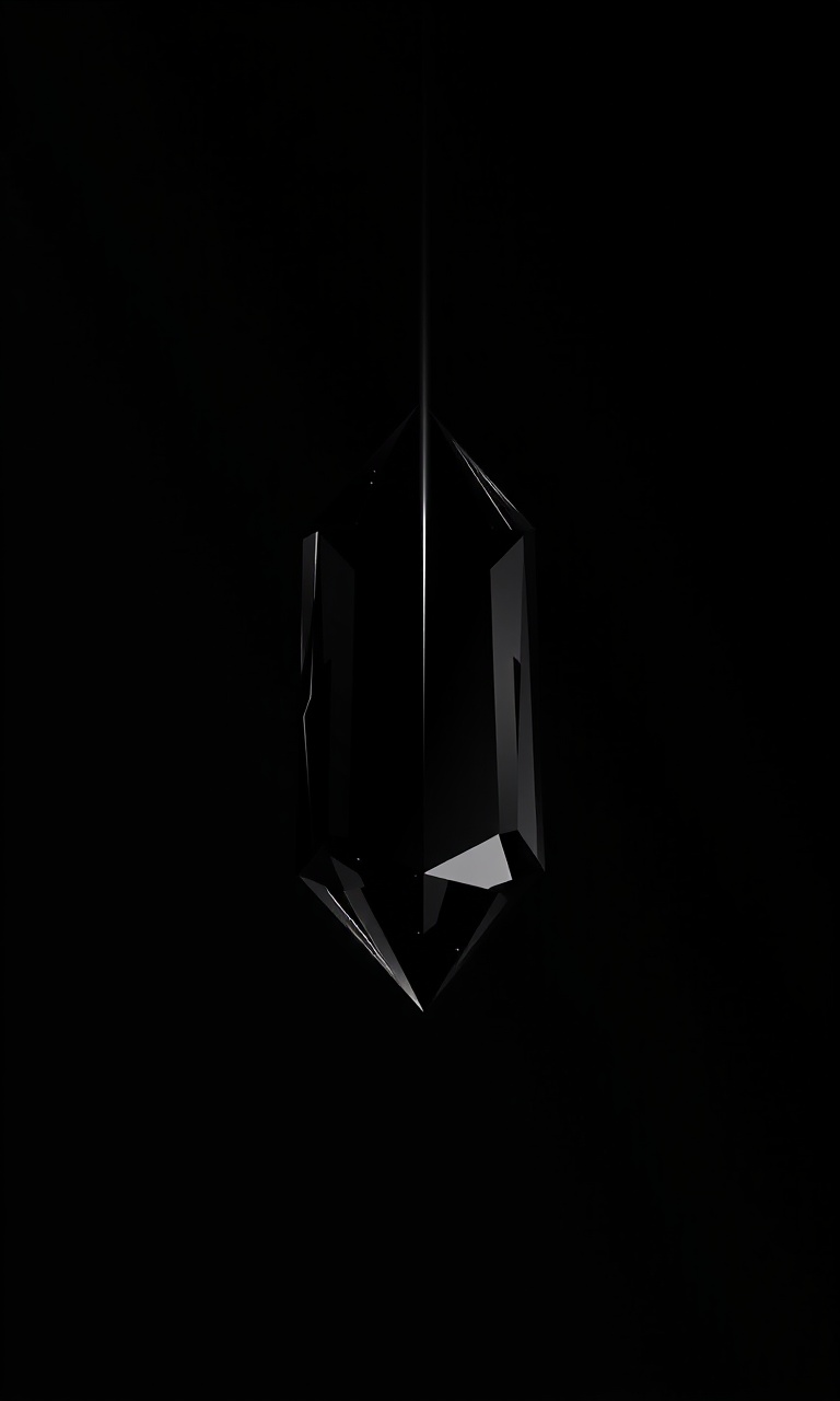 Dark Prism · Minimal — Obsidian Geometry tough phone case