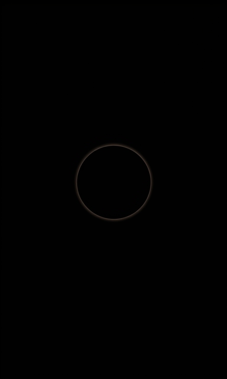 Geometric Eclipse · Minimal — Obsidian Geometry tough phone case
