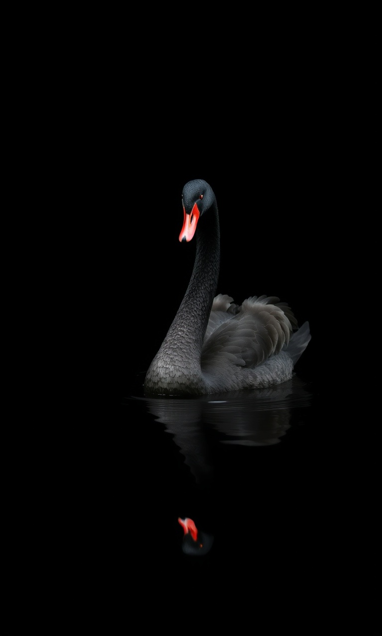 Black Swan · Portrait — Phantom Fauna tough phone case